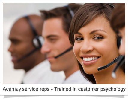 Acamay reps trained in customer psychology